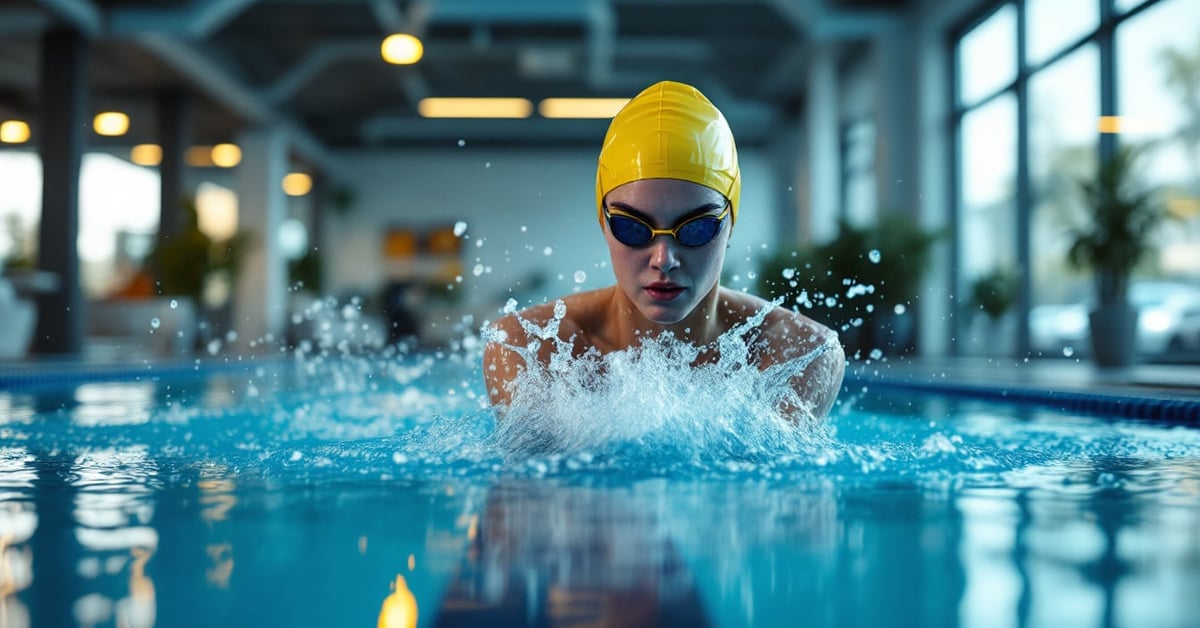 Athlètes en compétition lors d'un championnat du monde d'athlétisme sur piste