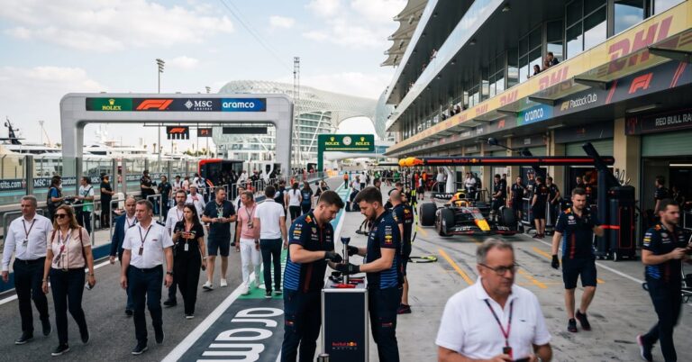 Grand Prix d'Abou Dhabi - course finale de Formule 1 sur le circuit de Yas Marina