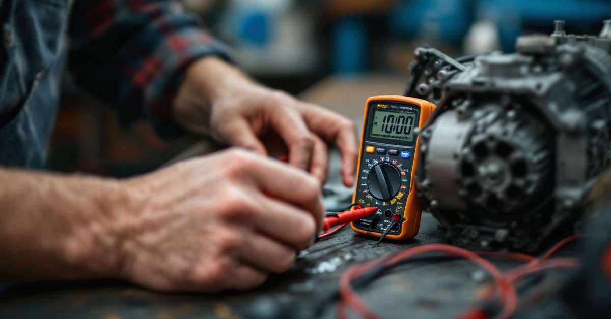 Mesurer l'isolement d'un moteur électrique sur une auto ou une moto
