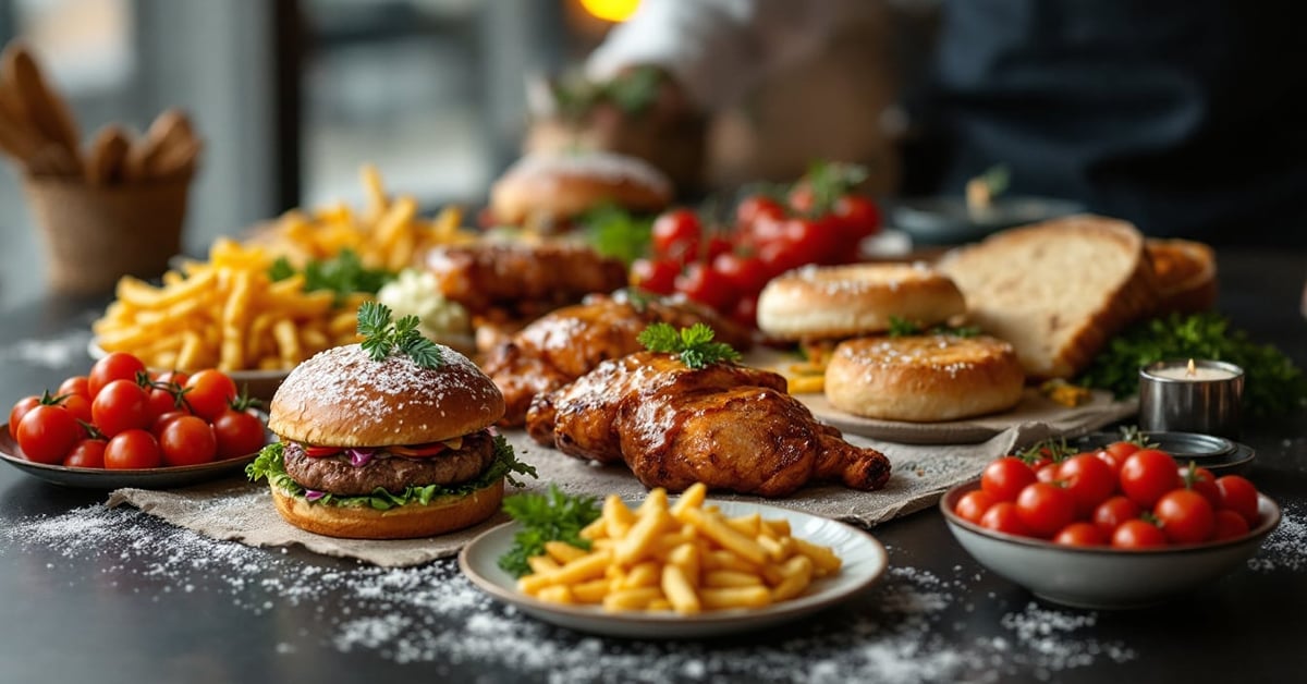 Les Grands Buffets de Narbonne : vue de l'abondance des plats proposés aux prix du buffet