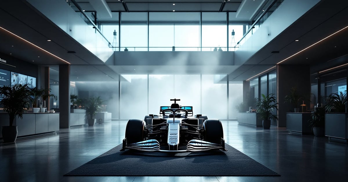 Liste des grands prix F1 par pays et circuit, vue panoramique d'un circuit de Formule 1