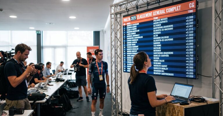 Vuelta 2025 : Décrypter le Classement Général Complet - vuelta 2025 classement general complet